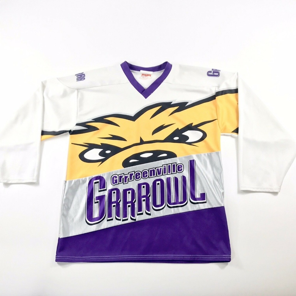 GREENVILLE GRRROWL NHL ECHL Hockey Jersey Vintage